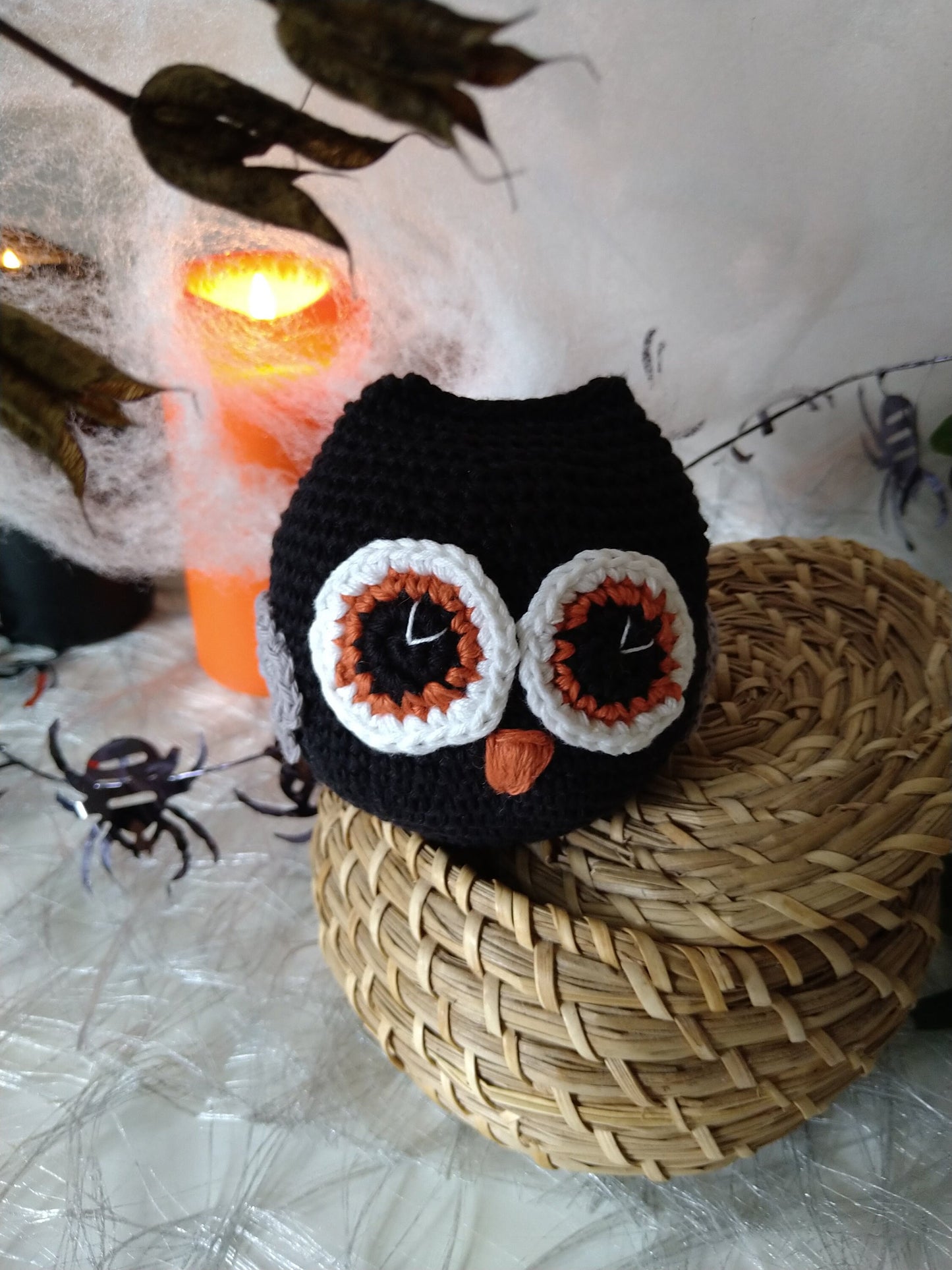 Halloween uggla, skallra