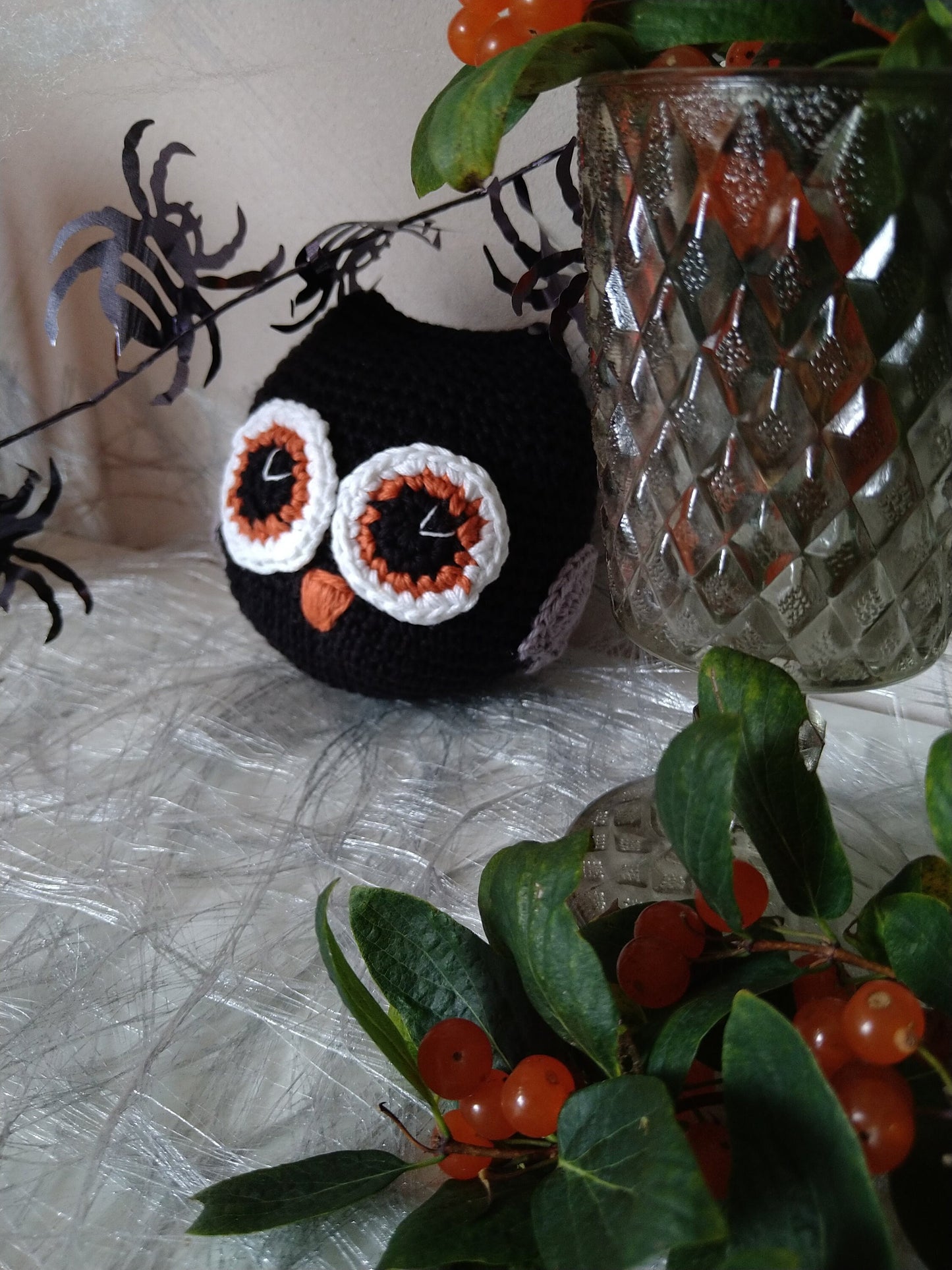 Halloween uggla, skallra