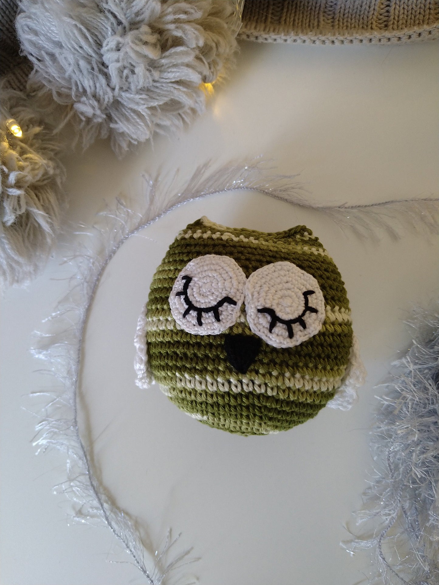 Grön uggla, skallra