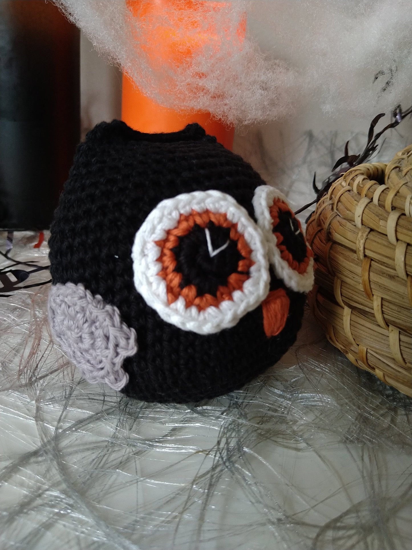 Halloween uggla, skallra