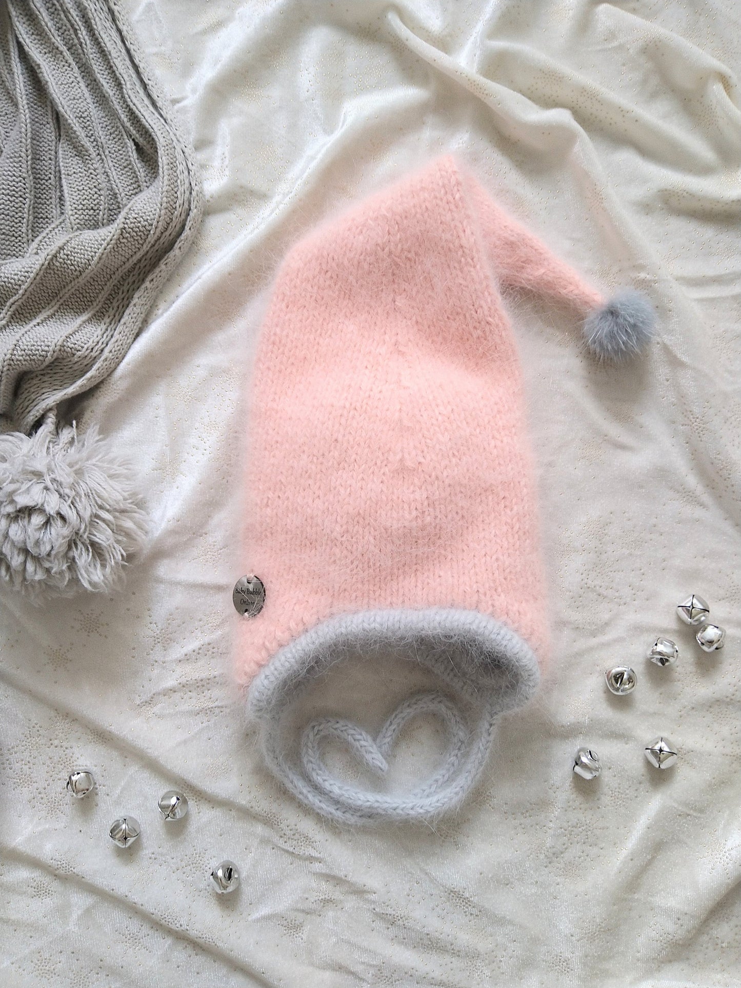 Elf mössa med liten pompom